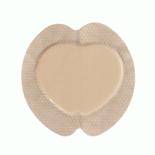 Sacral foam dressing for pressure ulcers, Size 15 cm x 15 cm / 6"x 6", Shine PU backing