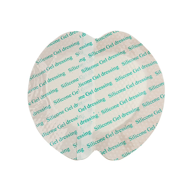 Sacral Foam Dressing, Silicone adhesive with boarder, Size 18 x 18 cm / 7"x7", matt PU film backing, Bed Sore Treatment Bandage for Sacrum