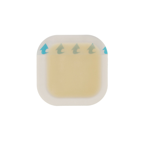 Bordered Hydrocolloid Dressing, size 10 cm x 10 cm / 4"x 4", Thickness 0.4mm, Adhesive And Bordered , Advanced Wound Care Solution