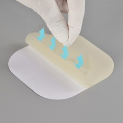 Ultra-thin Hydrocolloid dressing, size 10 cm x 10 cm / 4"x 4", Thickness 0.3mm, 0.4mm, 0.5mm, 0.6mm customizable solutions