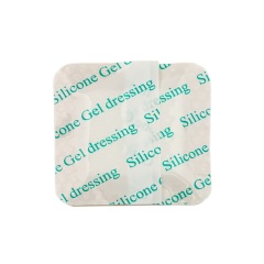 Silicone Self-Adhesive Foam Dressings With Border, Size 5 cm x 5 cm / 2'' x 2'', Advanced Wound Care Solution
