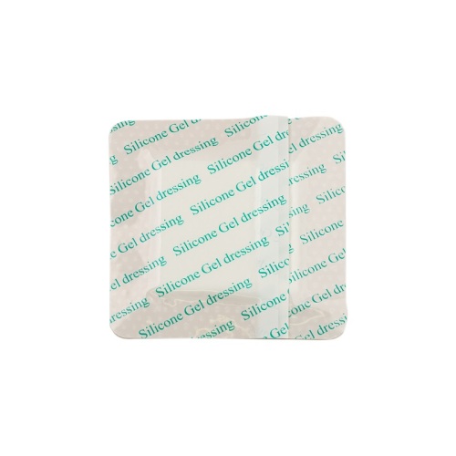 Silicone Adhesive Foam Dressing For Leg Ulcers, Size 10 cm x 15 cm / 4'' x 6'', Advanced Wound Care Solution