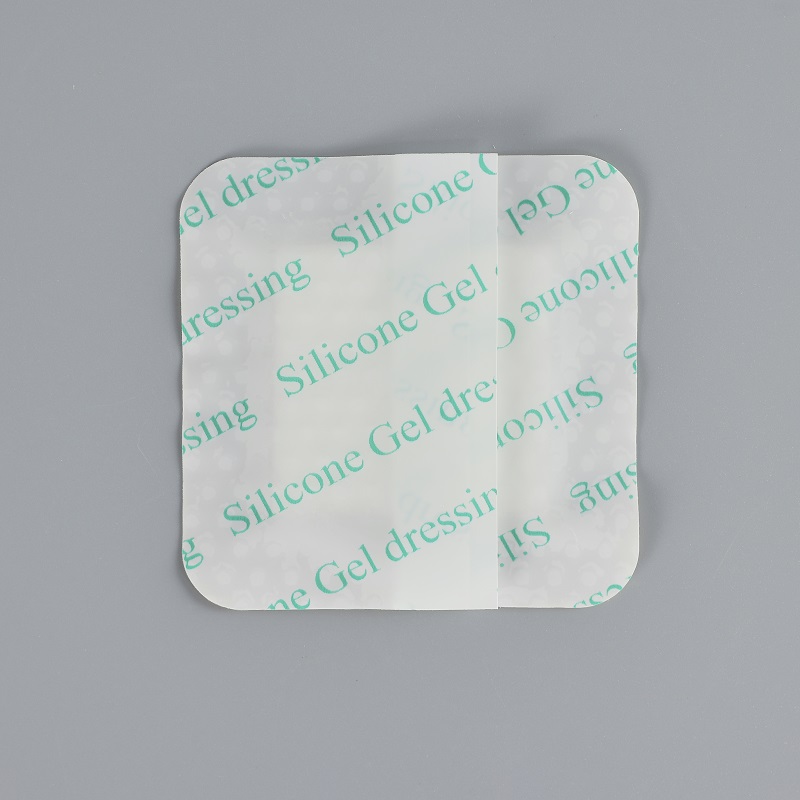 Silicone Self-Adhesive Foam Dressings With Border, Size 5 cm x 5 cm / 2'' x 2'', Advanced Wound Care Solution
