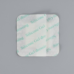 Silicone Self-Adhesive Foam Dressings With Border, Size 5 cm x 5 cm / 2'' x 2'', Advanced Wound Care Solution