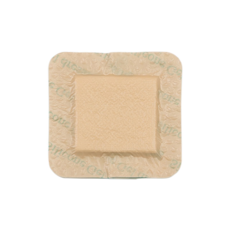 Silicone Self-Adhesive Foam Dressings With Border, Size 5 cm x 5 cm / 2'' x 2'', Advanced Wound Care Solution