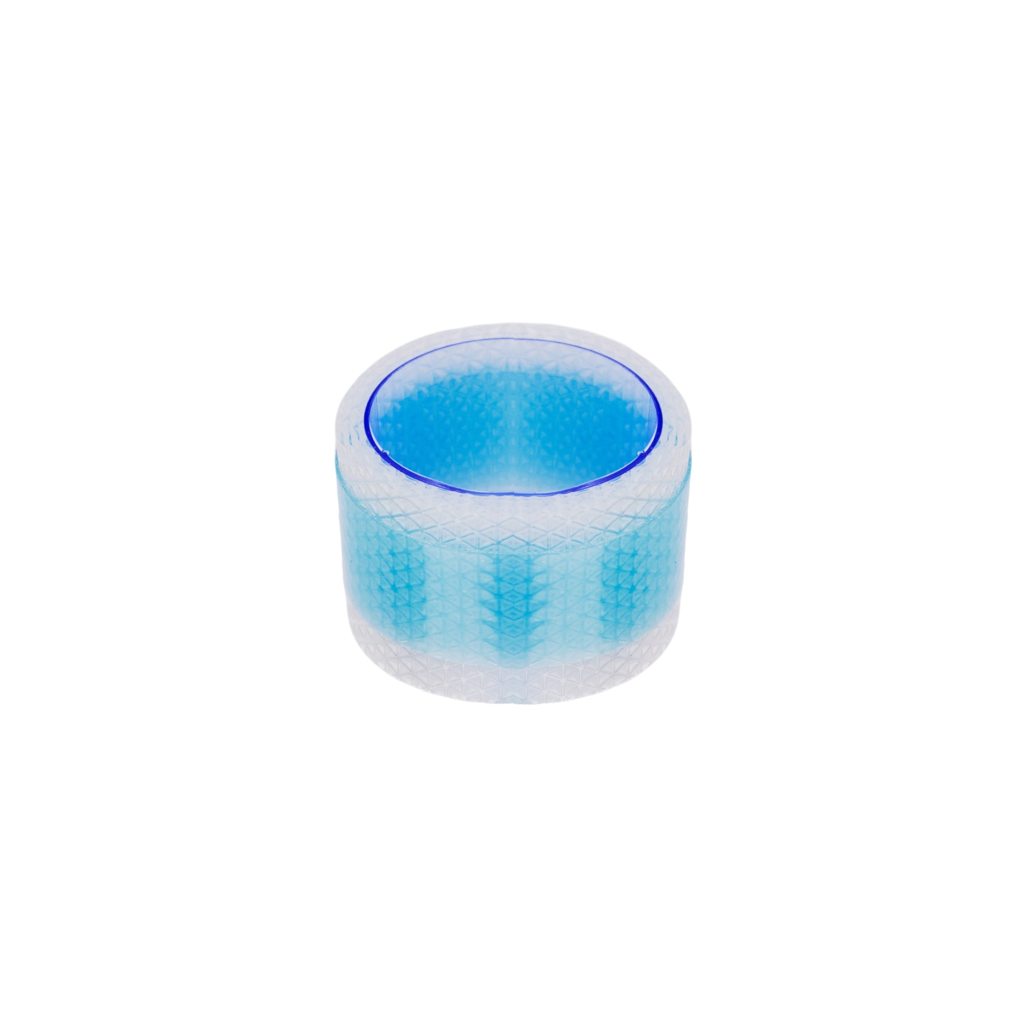 Silicone scar tape roll, size Width 2.5 cm, Lenth 1 m~5 m, color blue, scar care solution
