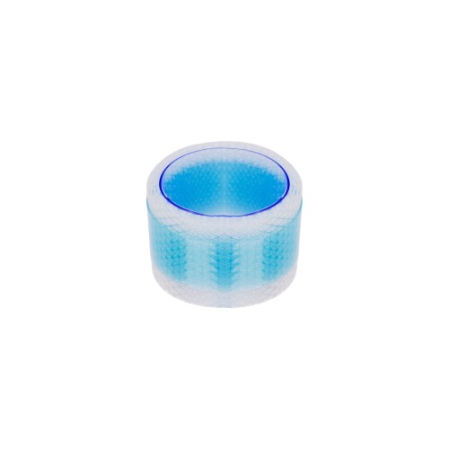 Silicone scar tape roll, size Width 2.5 cm, Lenth 1 m~5 m, color blue, scar care solution