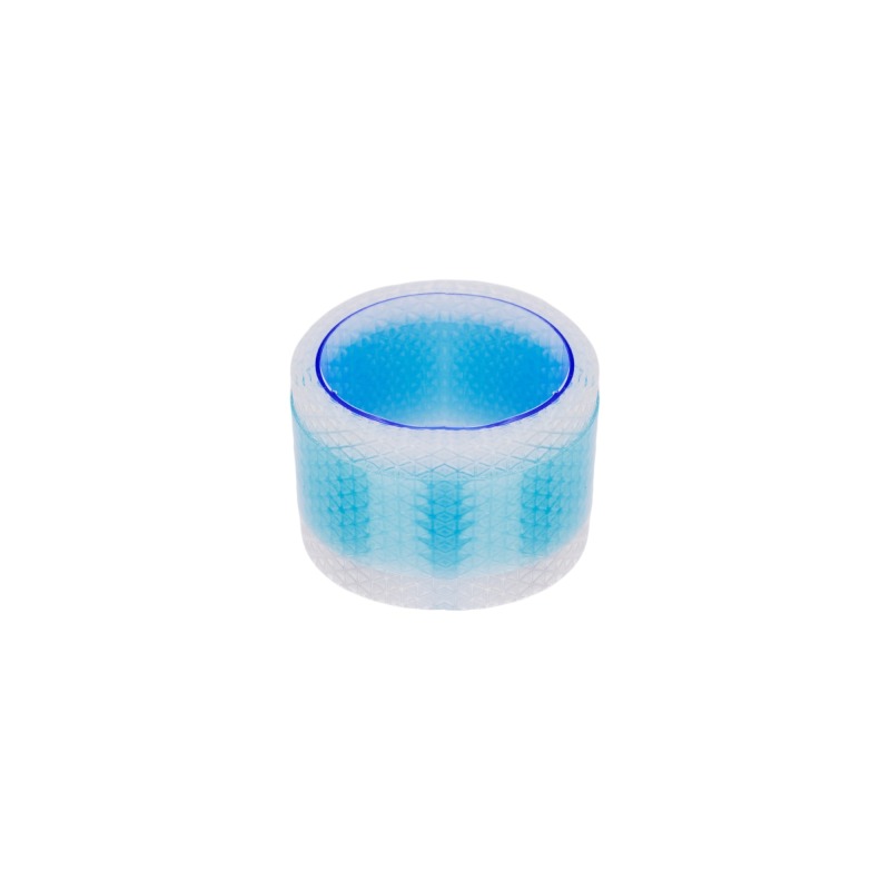 Silicone scar tape roll, size Width 2.5 cm, Lenth 1 m~5 m, color blue, scar care solution