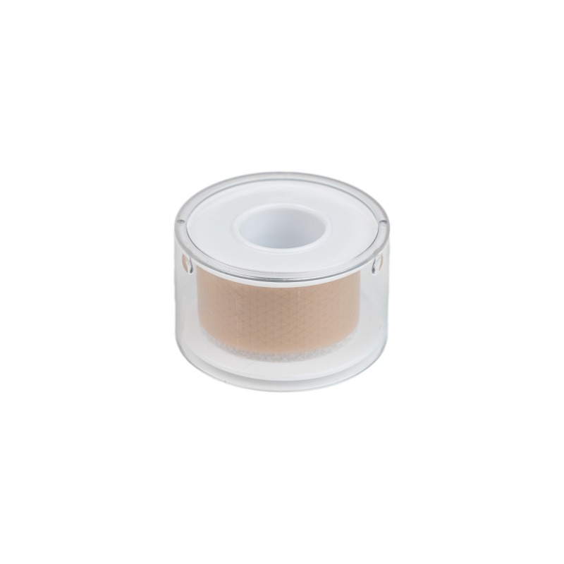 Silicone scar tape roll, size Width 2.5 cm, Lenth 1 m~5 m, color brown, scar care solution