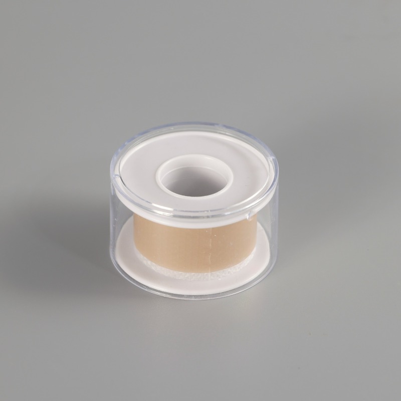 Silicone scar tape roll, size Width 2.5 cm, Lenth 1 m~5 m, color brown, scar care solution