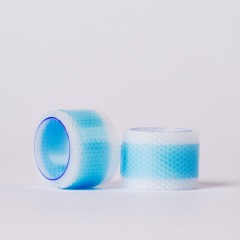 Silicone scar tape roll, size Width 2.5 cm, Lenth 1 m~5 m, color blue, scar care solution