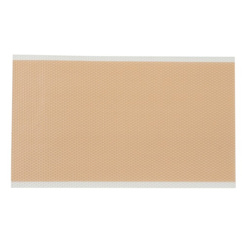 Silicone scar sheet, size 5 cm X 7.5 cm, color brown, scar care solution