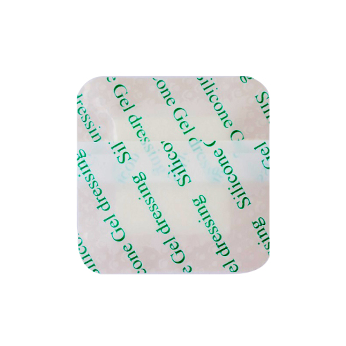 Silicone Adhesive Foam Dressings Bordered, Size 7.5 cm x 7.5 cm / 3'' x 3'', Advanced Wound Care Solution
