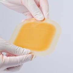 Bordered Hydrocolloid Dressing, size 10 cm x 10 cm / 4"x 4", Adhesive And Bordered , Advanced Wound Care Solution