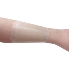 Bordered Hydrocolloid Dressing, size 10 cm x 10 cm / 4"x 4", Adhesive And Bordered , Advanced Wound Care Solution