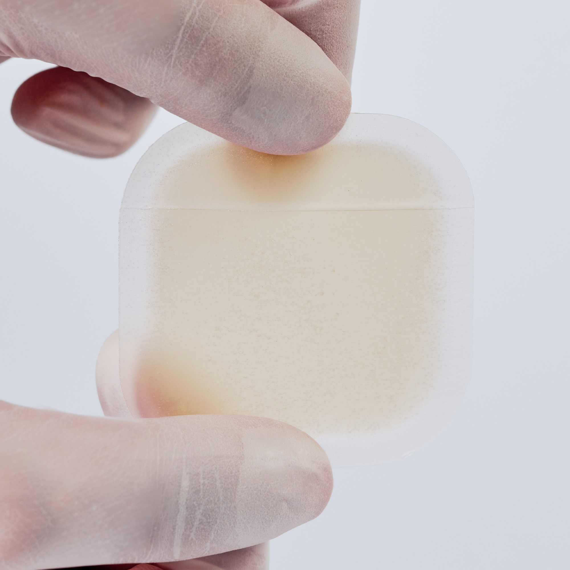 Bordered Hydrocolloid Dressing, size 10 cm x 10 cm / 4"x 4", Adhesive And Bordered , Advanced Wound Care Solution