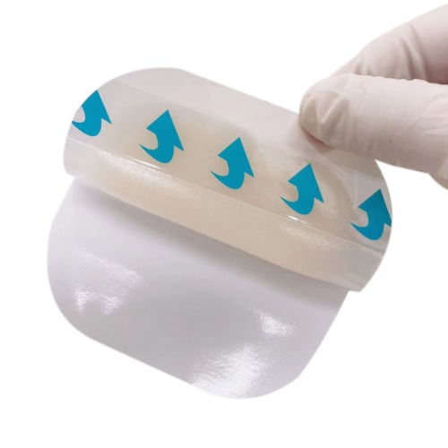 Bordered Hydrocolloid Dressing, size 10 cm x 10 cm / 4"x 4", Adhesive And Bordered , Advanced Wound Care Solution