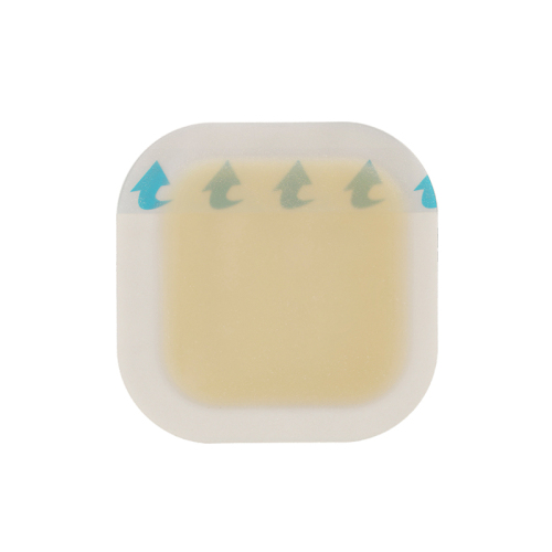 Bordered Hydrocolloid Dressing, size 10 cm x 10 cm / 4"x 4", Adhesive And Bordered , Advanced Wound Care Solution