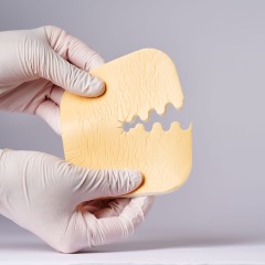 Tracheostomy Non-Adhesive Foam Dressing, size 7 cm x 11 cm, Advanced Wound Care Solution, Comfortable Healing for Wounds