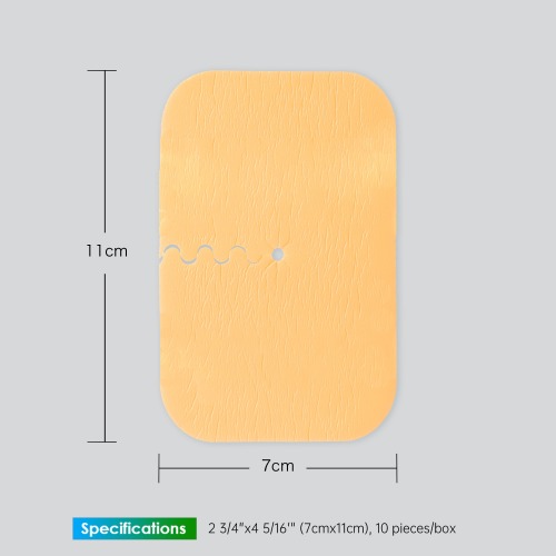 Tracheostomy Non-Adhesive Foam Dressing, size 7 cm x 11 cm, Advanced Wound Care Solution, Comfortable Healing for Wounds