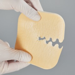 Tracheostomy Non-Adhesive Foam Dressing, size 7 cm x 11 cm, Advanced Wound Care Solution, Comfortable Healing for Wounds