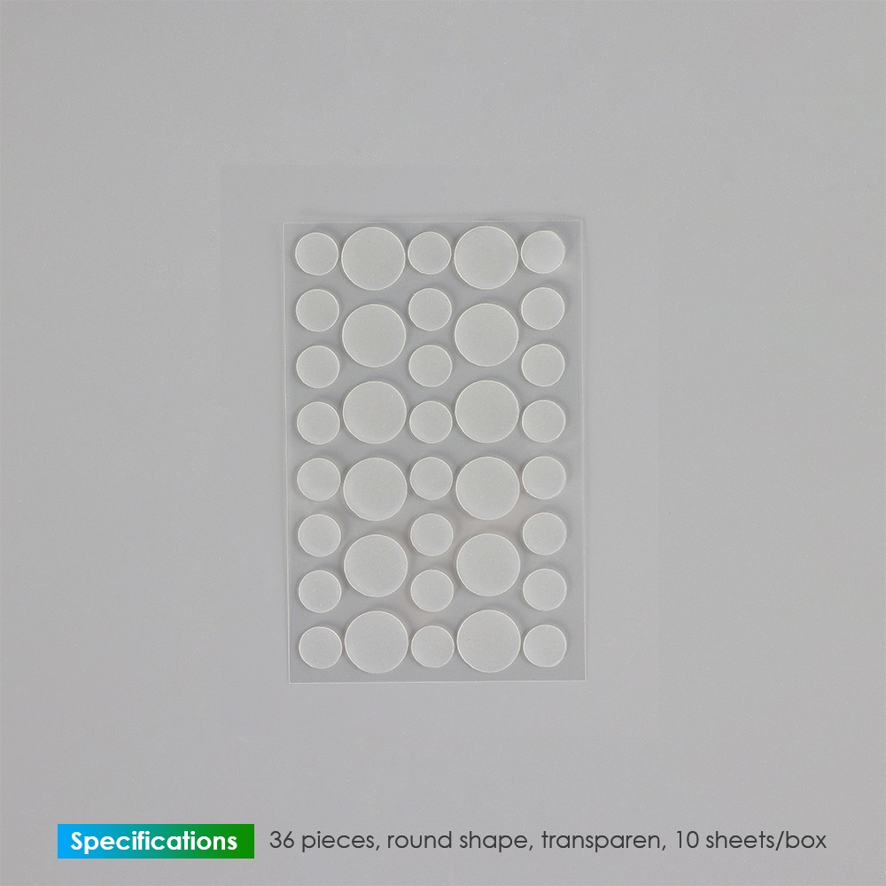 Acne patch-Transparent-Round sticker-36 pieces-Hydrocolloid acne patch