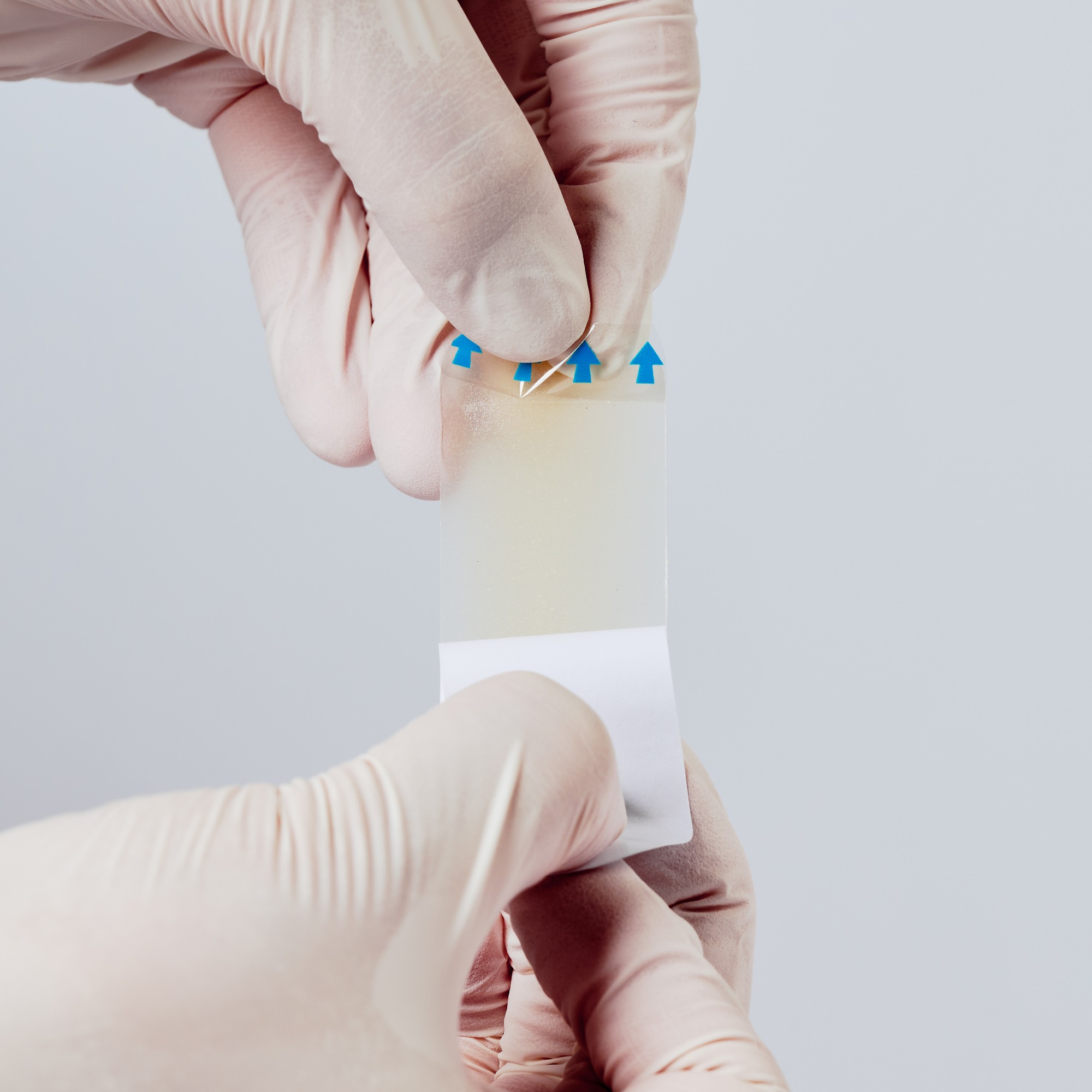 Foot patch hydrocolloid-Strip shape-L size-25mmx65mm-Blister bandage