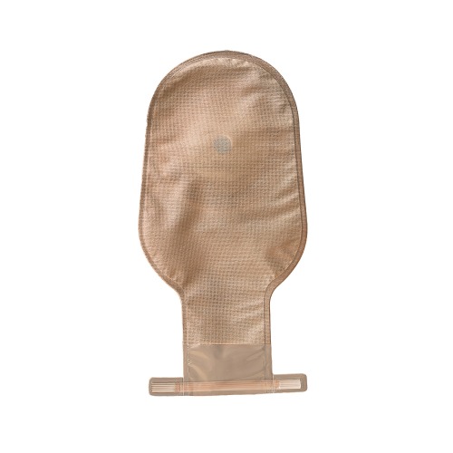 One-piece Drainable Ostomy pouch-Aluminum strip-Single ring adhesive--PET backing-Secure and Comfortable Stoma Care