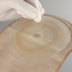 One-piece Drainable Ostomy pouch-Clip-Single ring adhesive-PET backing-Secure and Comfortable Stoma Care