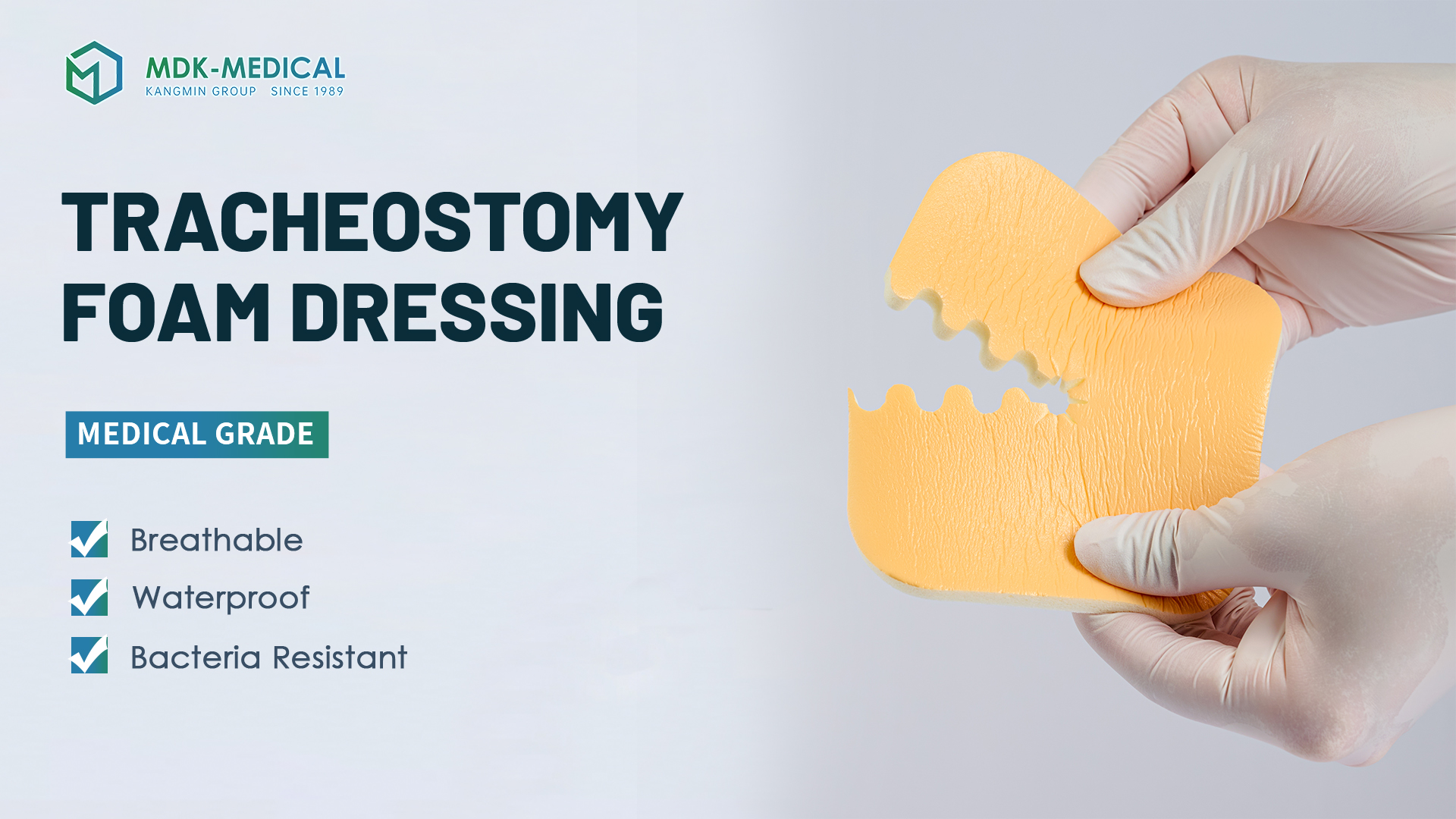 Tracheostomy foam dressings