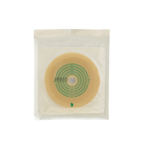 Two-piece Flat Baseplate-PET backing-Secure and Comfortable Stoma Care