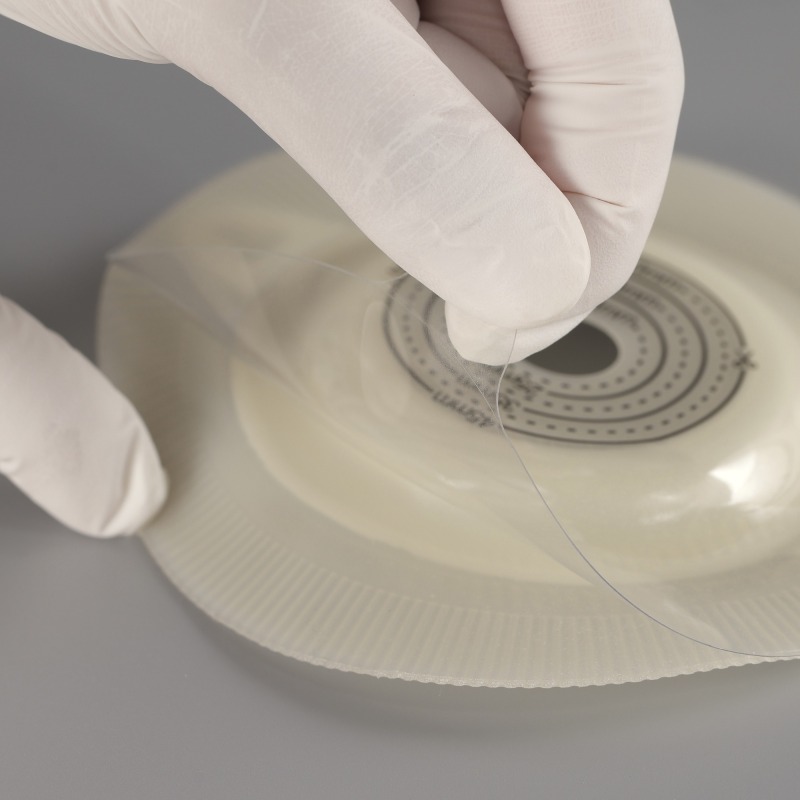 Two-piece Drainable Ostomy Pouch-for convex baseplate-PET backing-Secure and Comfortable Stoma Care