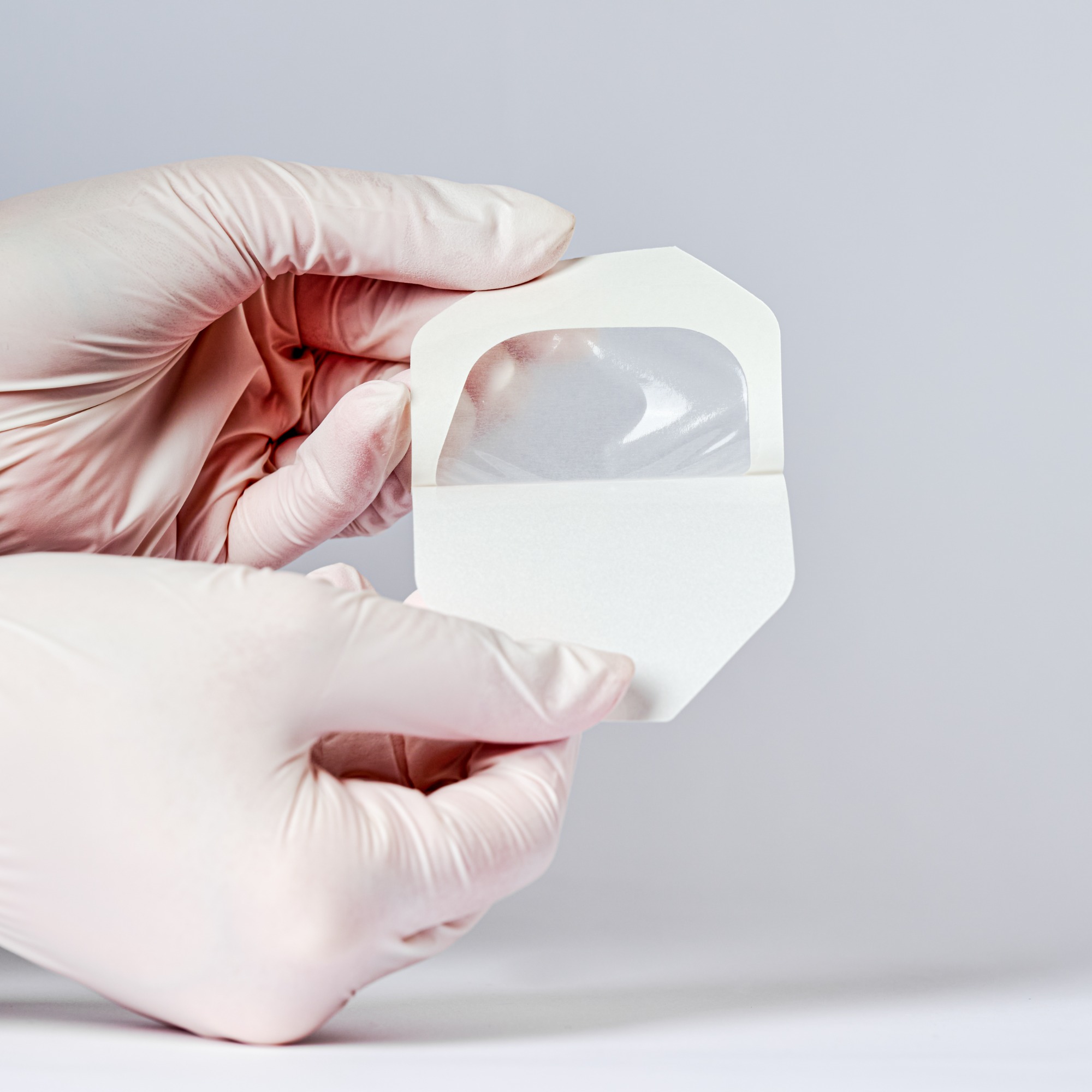 Transparent Film Dressing-Size 6 x 7 cm-Paper Frame Style- Waterproof breathable Wound care Adhesive Bandage