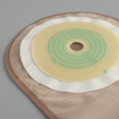 One-piece Drainable Ostomy Pouch -Double ring adhesive-PET backing-Secure and Comfortable Stoma Care