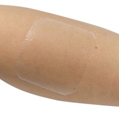 Transparent Film Dressing-Size 6 x 7 cm-Paper Frame Style- Waterproof breathable Wound care Adhesive Bandage