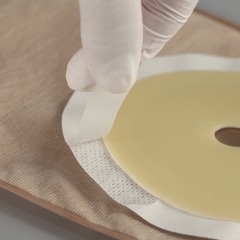 One-piece Drainable Ostomy Pouch -Double ring adhesive-PET backing-Secure and Comfortable Stoma Care