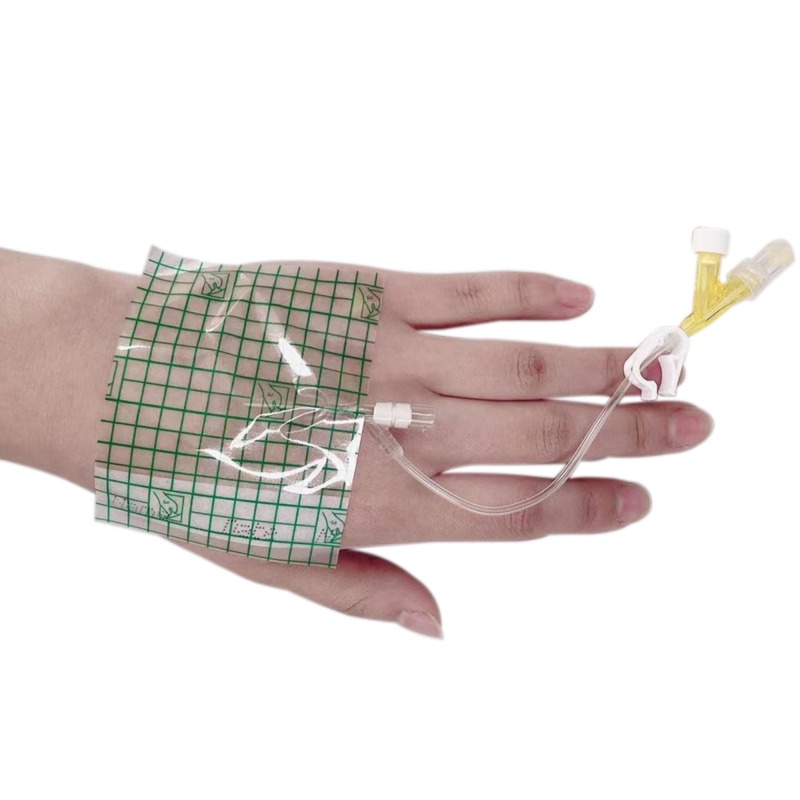 Transparent Film Dressing-Size 10 x 12 cm-Grid Pattern Style- Waterproof breathable Wound care Adhesive Bandage