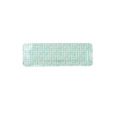 Transparent Film Dressing with pad-Size 10 x 20 cm-Grid Pattern Style- Waterproof breathable Wound care Adhesive Bandage