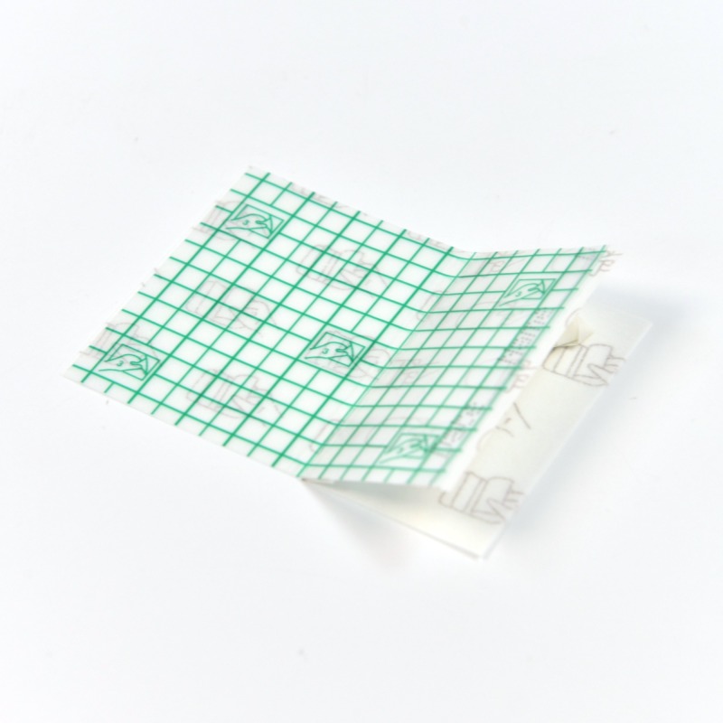 Transparent Film Dressing-Size 6 x 7 cm-Grid Pattern Style- Waterproof breathable Wound care Adhesive Bandage