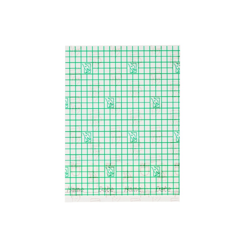 Transparent Film Dressing-Size 10 x 12 cm-Grid Pattern Style- Waterproof breathable Wound care Adhesive Bandage