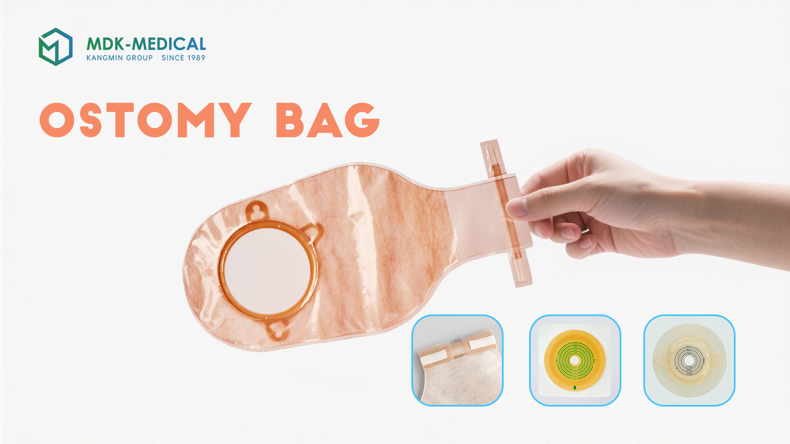 Two piece ostomy bag