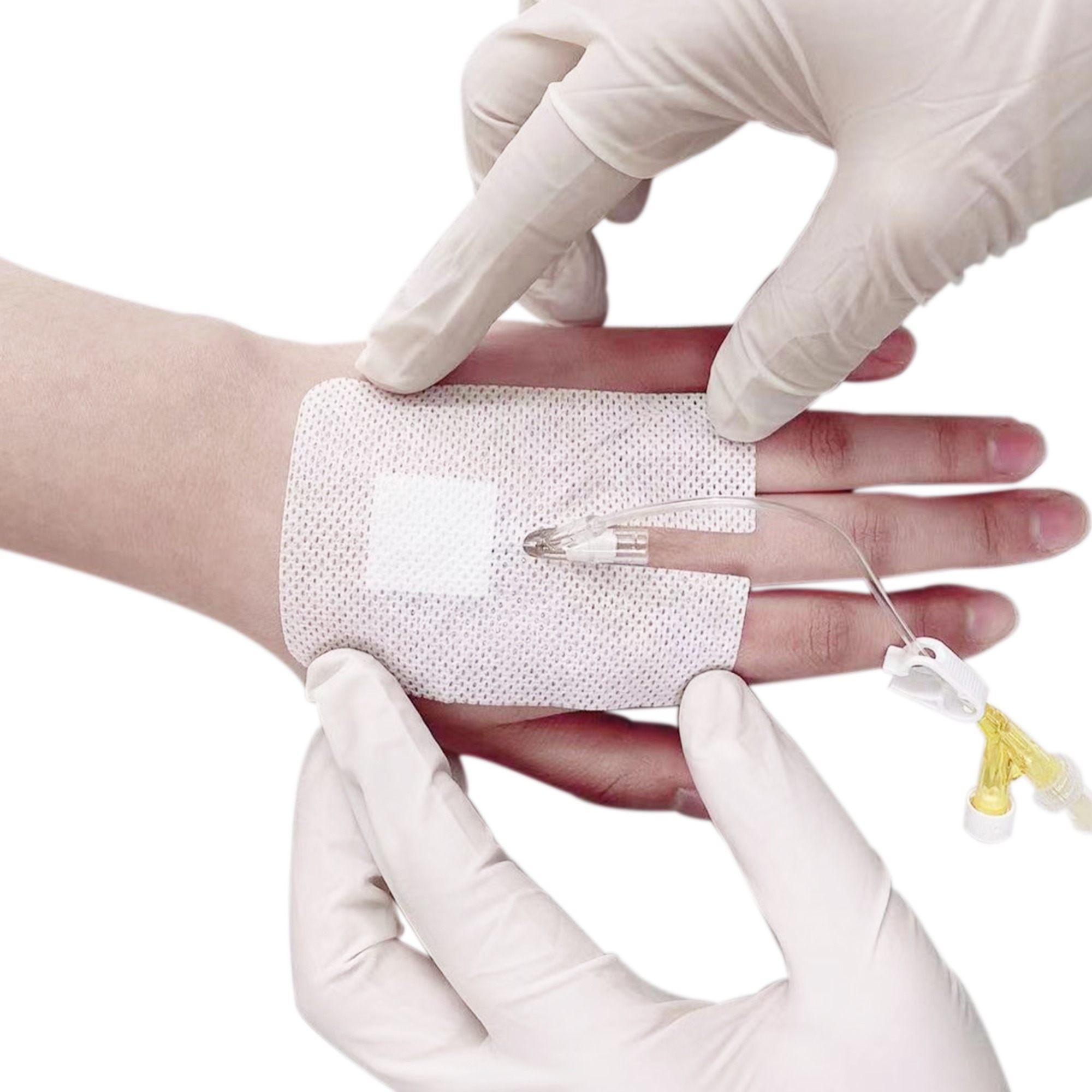 Non-woven I.V. dressing-Size 10 x 15 cm-Better air permeability and moisture absorption