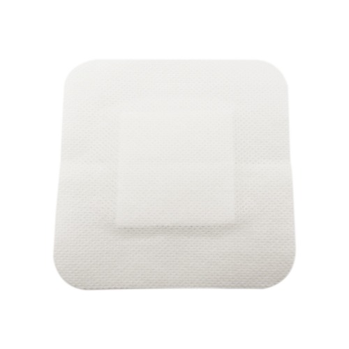Medical non-woven dressing with pad-Non-Size 10 x 10 cm-with Absorbent pad