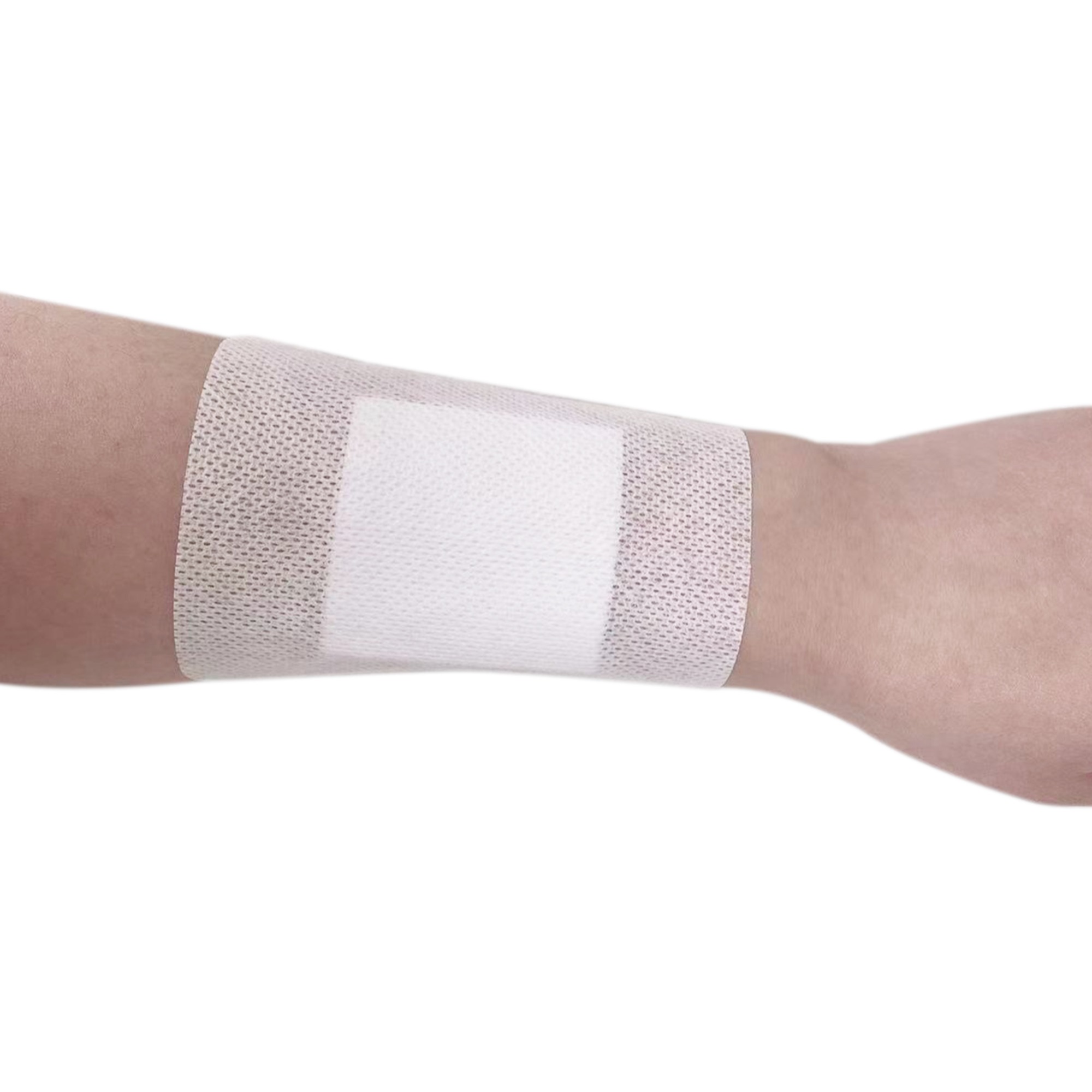 Medical non-woven dressing with pad-Non-Size 10 x 10 cm-with Absorbent pad