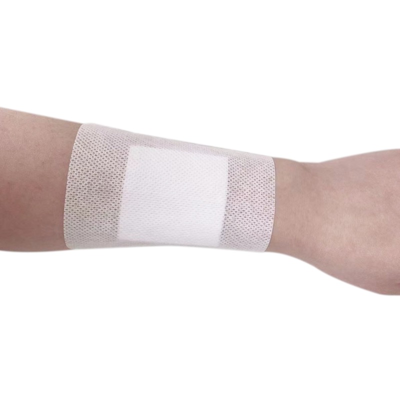 Medical non-woven dressing with pad-Non-Size 10 x 10 cm-with Absorbent pad