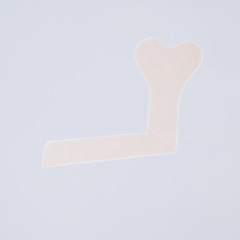 Nasal Cannula tape-L-Type Single Tube-Size 7 x 11.2 cm