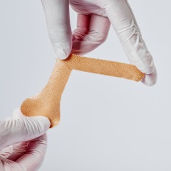 Nasal Cannula tape-L-Type Single Tube-Size 7 x 11.2 cm