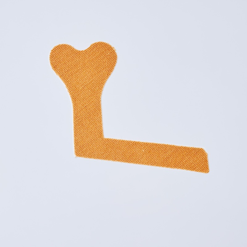 Nasal Cannula tape-L-Type Single Tube-Size 7 x 11.2 cm