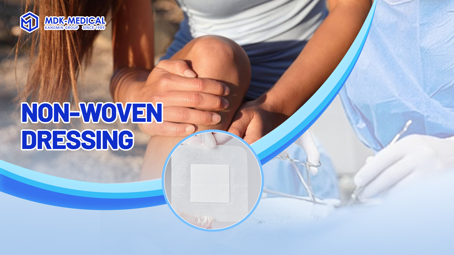 What is the value of non-woven dressings?