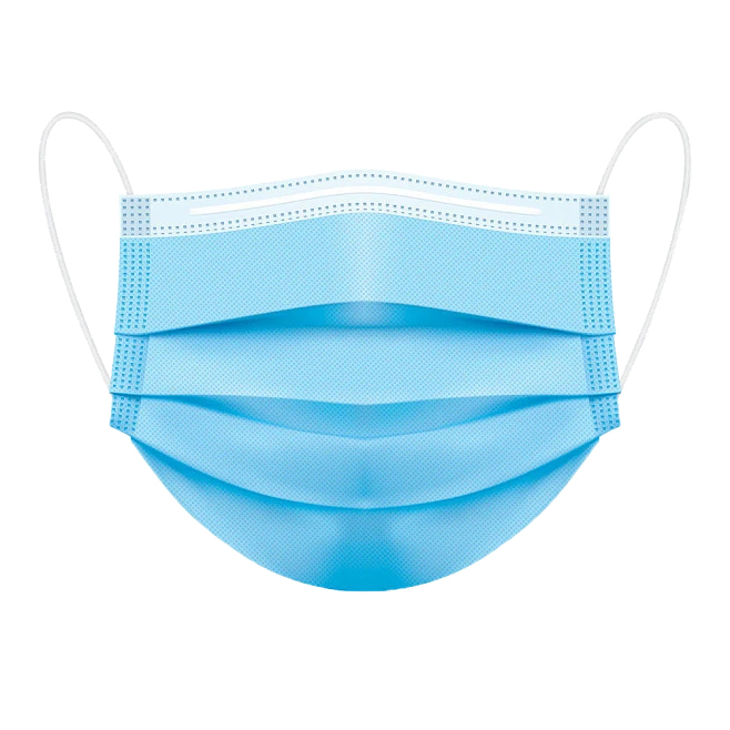 Medical face mask-3 Ply Protective Barrier-Single Use- Disposable Earloop – Home, Travel, Office, School, Work, Outdoors
